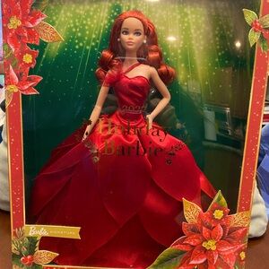 Signature Redhead Holiday Barbie 2022